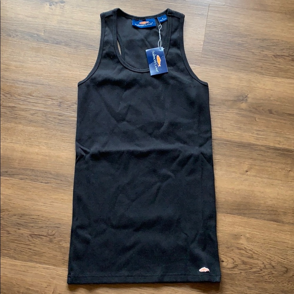 NWT Salmon Cove  Tank top Size M  Black